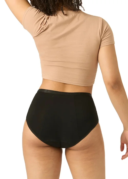 Modibodi Black Moderate/Heavy Period Full Brief Pants - 8 Image 2