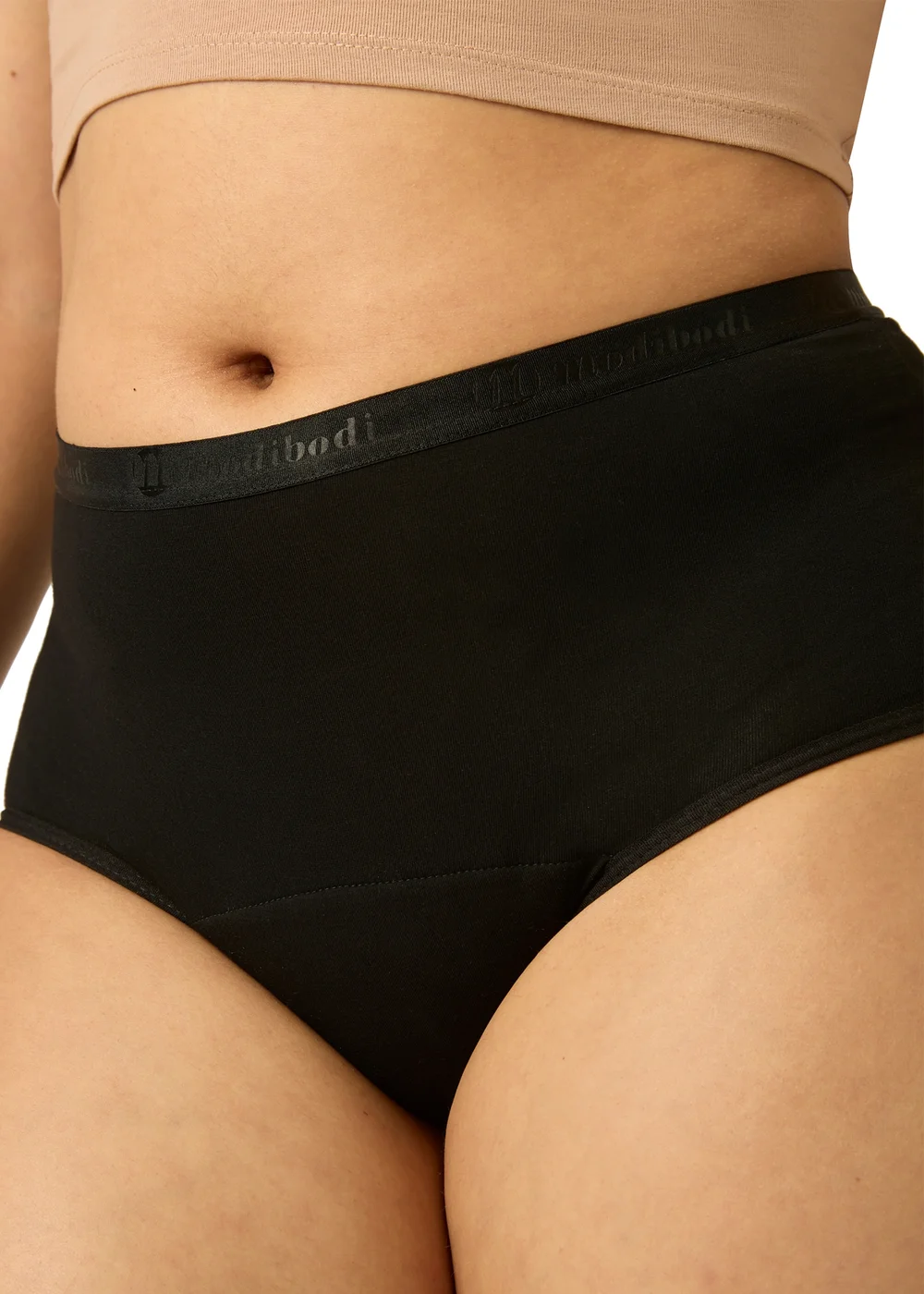 Modibodi Black Moderate/Heavy Period Full Brief Pants - 8 Image 3