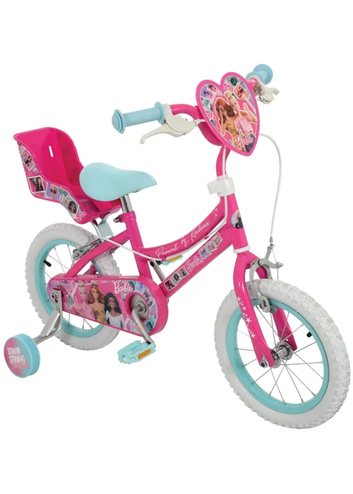 Barbie Pink Bike (14inch) - One Size Image 1