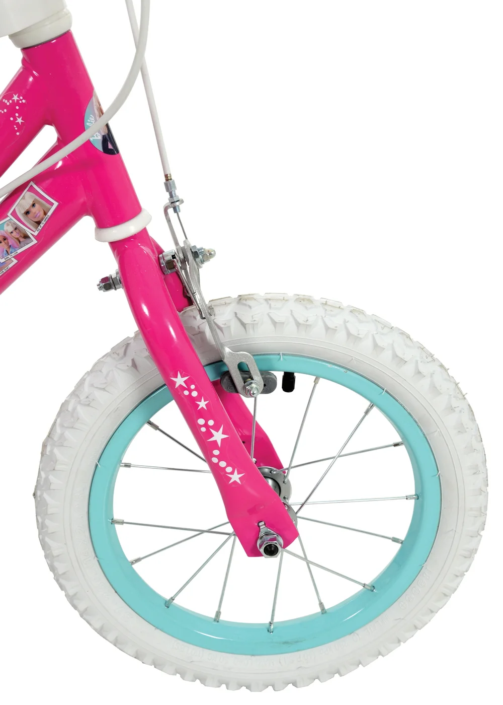Barbie Pink Bike (14inch) - One Size Image 5