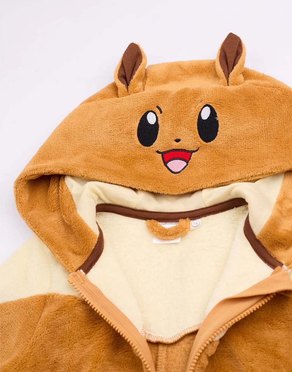 Vanilla Underground Pokemon Eevee Girls Brown Onesie (4-14 Years) - Age 5-6 Years Image 3