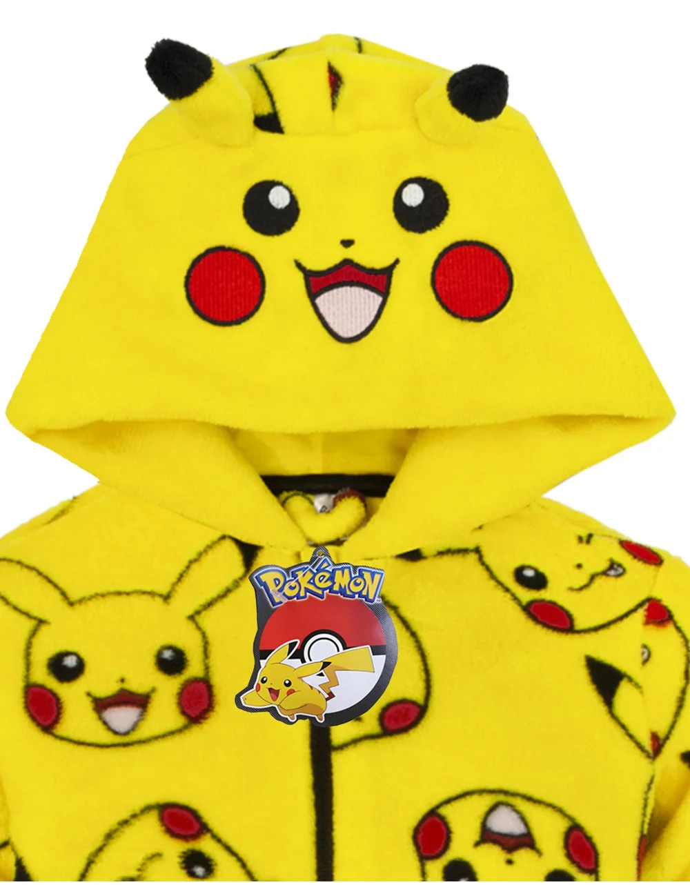 Vanilla Underground Pokemon Pikachu Unisex Kids Yellow Onesie (4-14 Years) - Age 4-5 Years Image 6