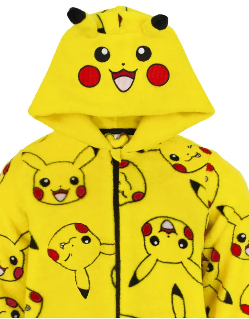 Vanilla Underground Pokemon Pikachu Unisex Kids Yellow Onesie (4-14 Years) - Age 4-5 Years Image 5