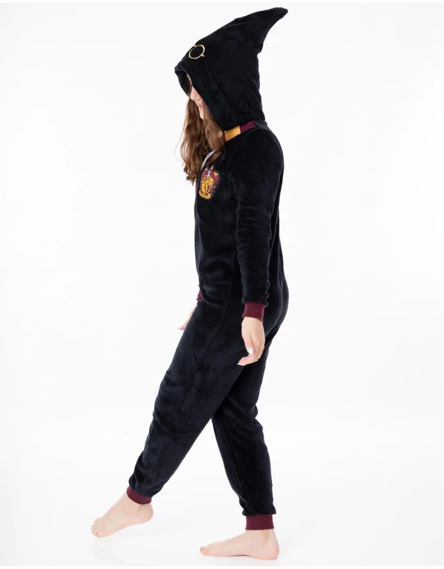 Vanilla Underground Harry Potter Gryffindor Unisex Kids Black Onesie (7-14 Years)