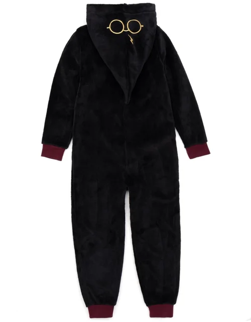 Vanilla Underground Harry Potter Gryffindor Unisex Kids Black Onesie (7-14 Years) - 098 Image 6
