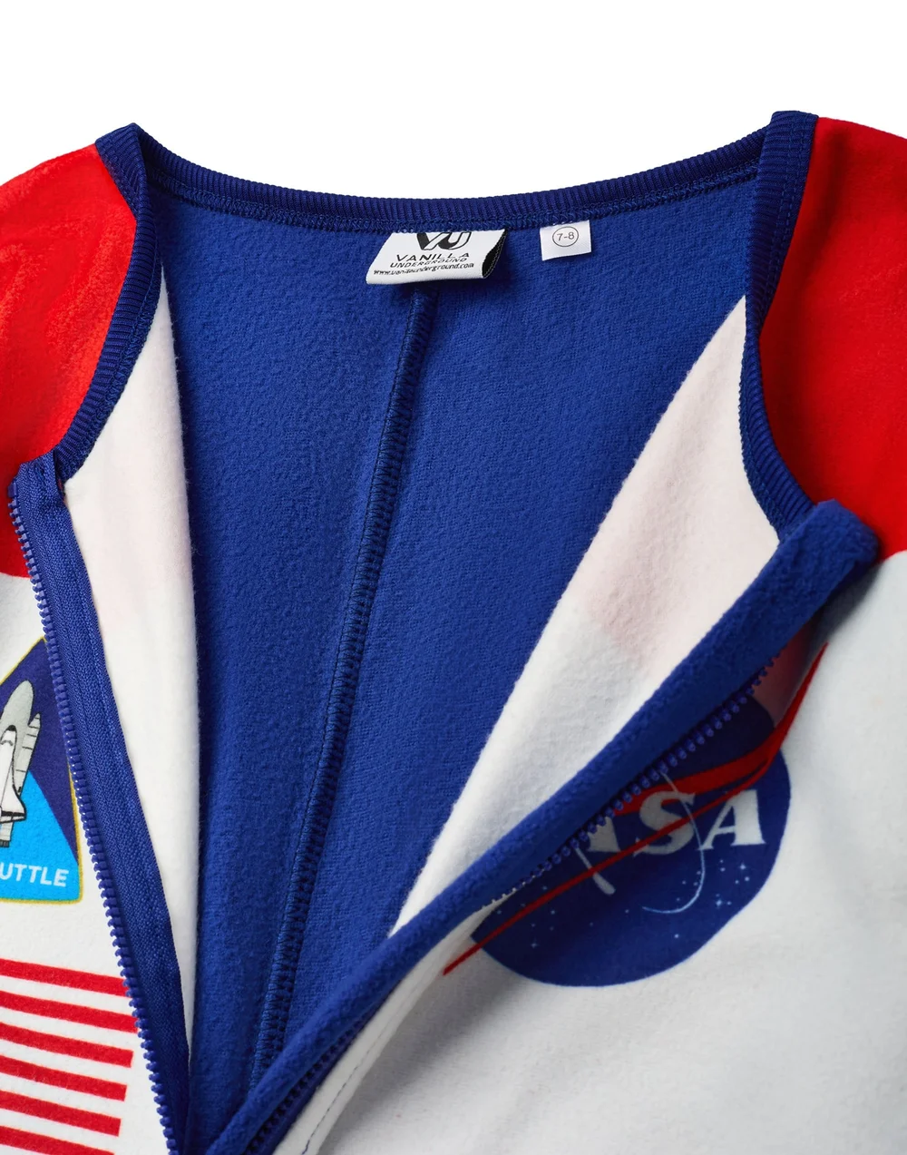 Vanilla Underground NASA Astronaut Boys Blue Onesie (5-14 Years) - Age 5-6 Years Image 3