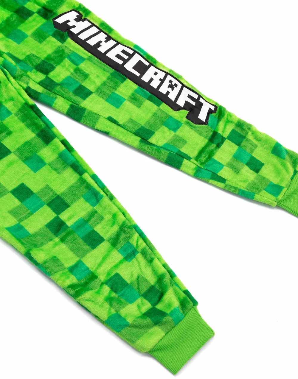 Vanilla Underground Minecraft Unisex Kids Green Pixelate Creeper Onesie (5 - 14 Years) - 5-6 Yrs Image 3