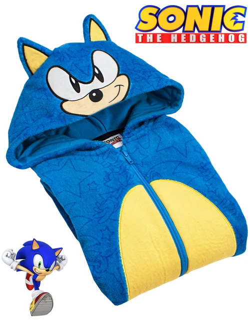 Vanilla Underground Sonic The Hedgehog Blue Cosplay Boy's 3D Onesie (4-12 Years) - Age 8-9 Years Image 5