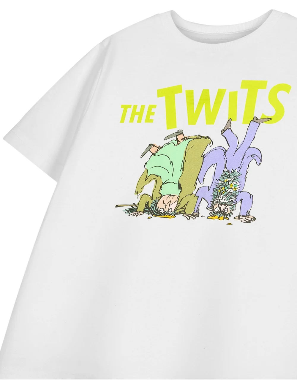 Vanilla Underground Roald Dahl The Twits Unisex Kids White T-Shirt (3-14 Years) - 13-14 Yrs Image 5