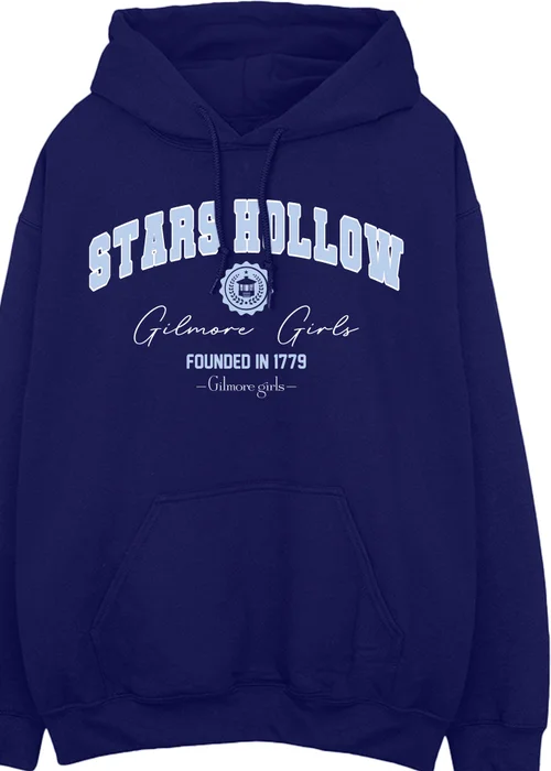 Spiral Galaxy Gilmore Girls Stars Hollow Women Navy Hoodie - M Image 2
