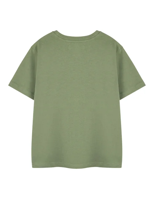 Vanilla Underground Roald Dahl Fantastic Mr Fox Unisex Kids Khaki T-Shirt (3-14 Years) - 7-8 Yrs Image 2