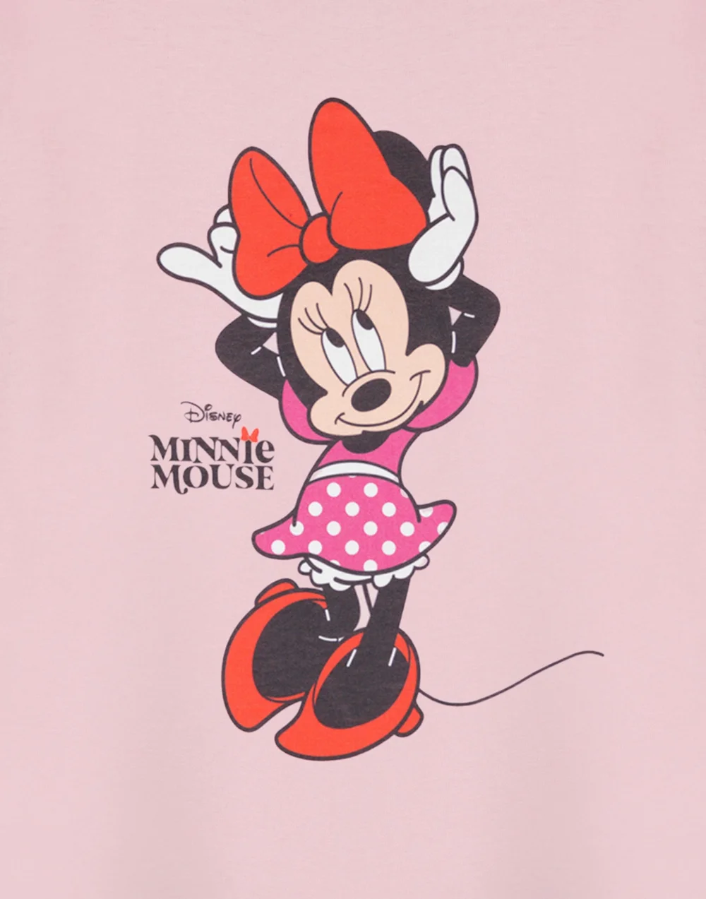 Vanilla Underground Disney Minnie Mouse Pose Girls Pink T-Shirt (18 Months - 8 Years) - 5-6 Yrs Image 6