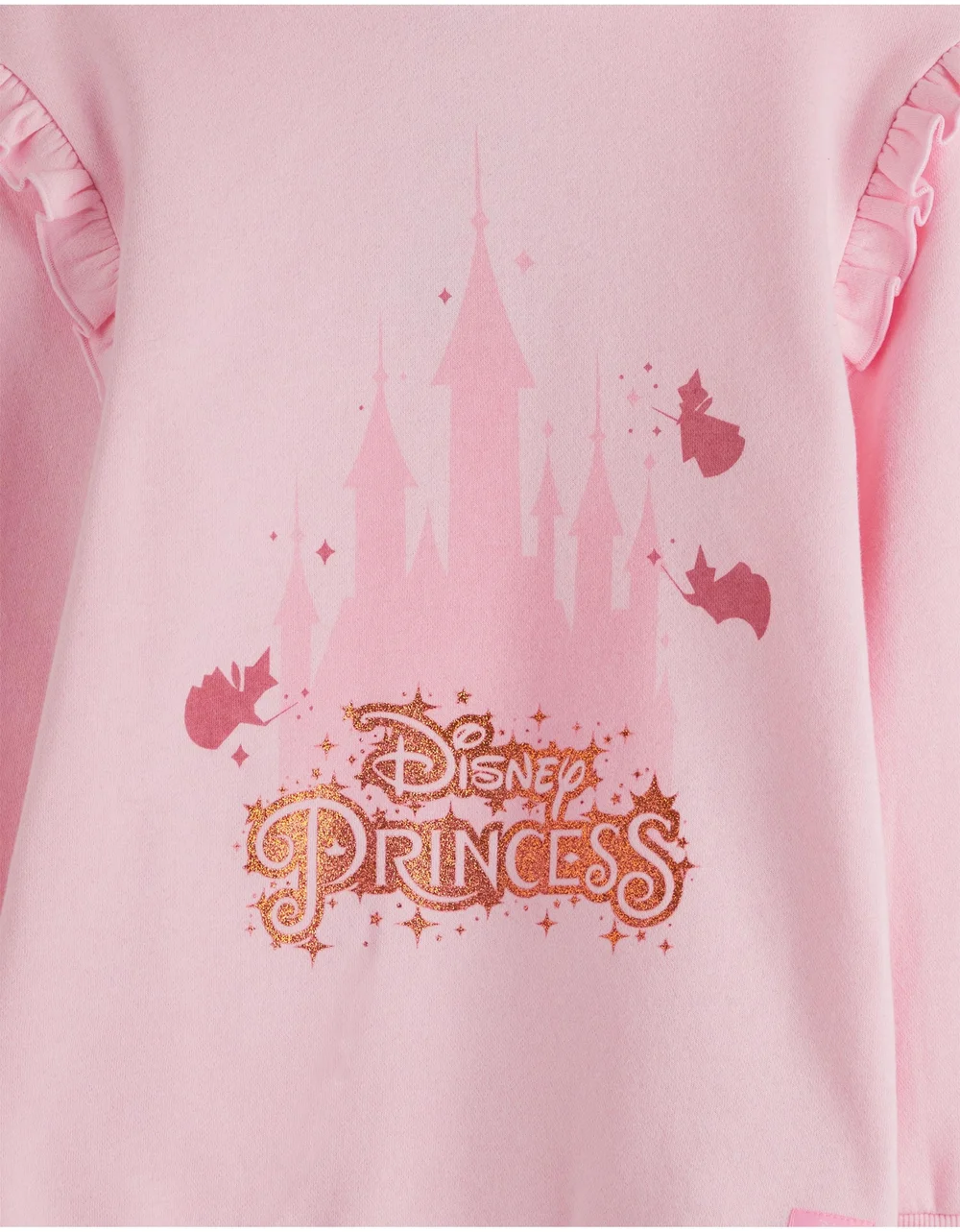 Vanilla Underground Disney Princess Girls Pink Hoodie (3-8 Years) - 3-4 Yrs Image 6