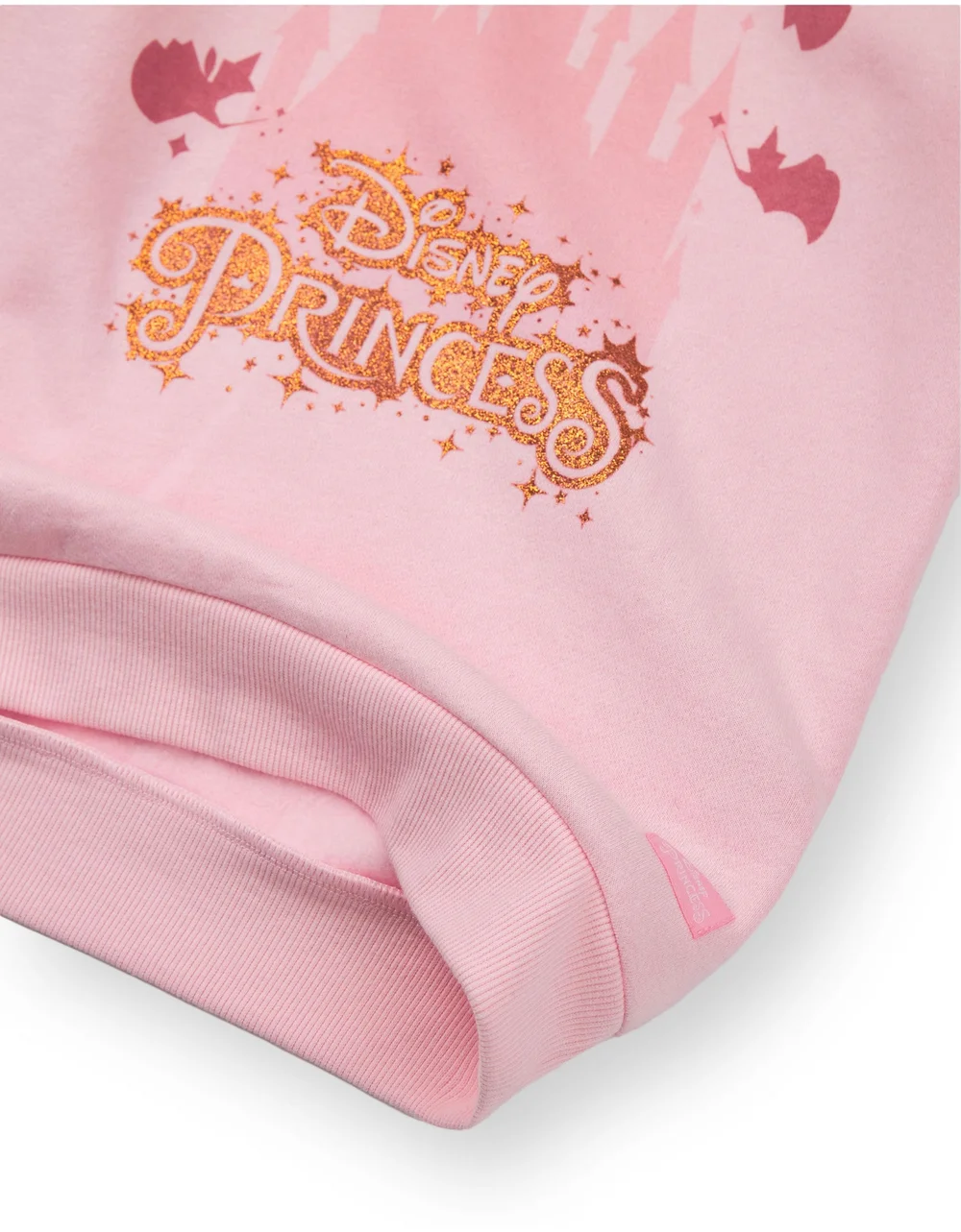 Vanilla Underground Disney Princess Girls Pink Hoodie (3-8 Years) - 3-4 Yrs Image 4