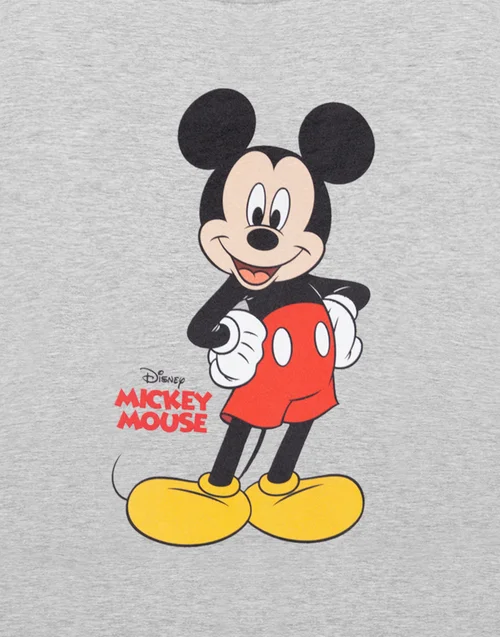 Vanilla Underground Disney Mickey Mouse Boys Grey T-Shirt (3-8 Years) - Age 3-4 Years Image 6