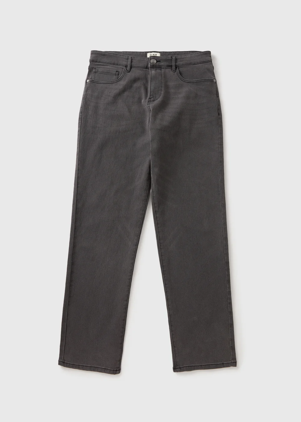 Grey Straight Jeans - 30 Waist Regular Image 5