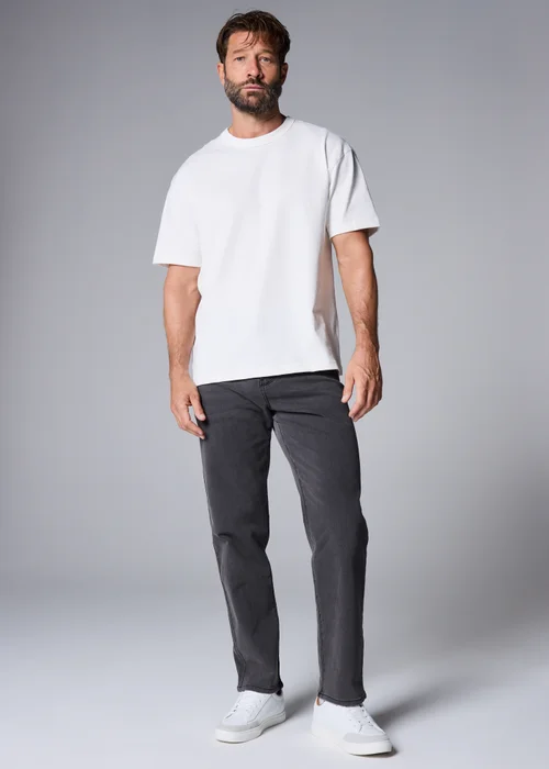 Grey Straight Jeans - 30 Waist Regular Image 1