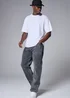 Grey Wash Relaxed Fit Jeans - 34 Waist Regular Image 2
