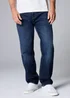 Dark Wash Relaxed fit jeans - 32 Waist Short Image 3