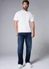 Dark Wash Relaxed fit jeans - 32 Waist Short Image 1