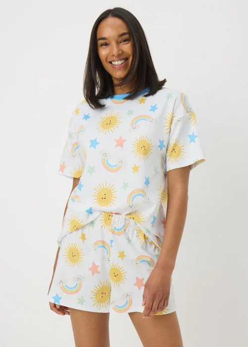 Alder Hey Unisex White Pyjama Set - Extra small Image 1