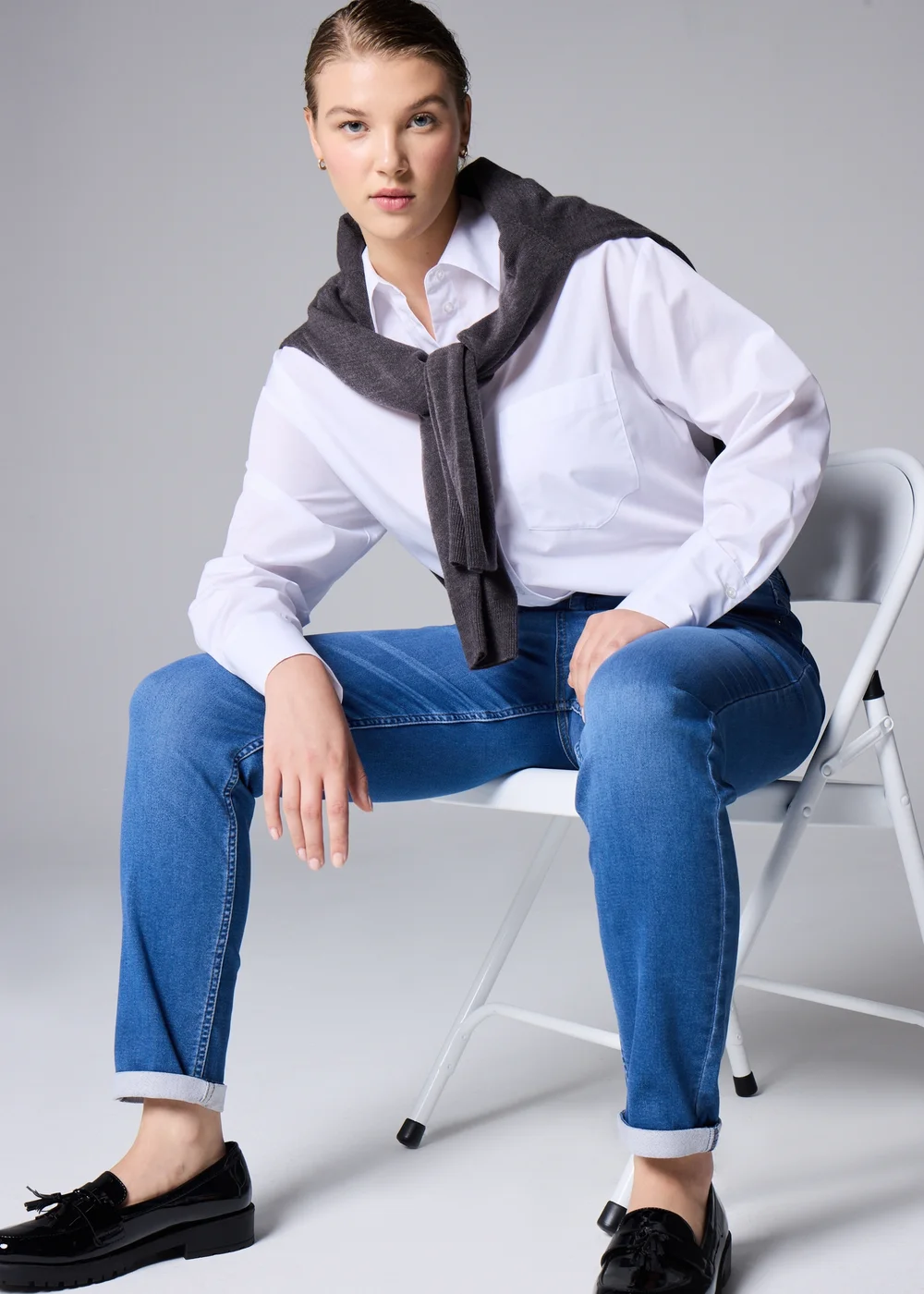 Petite Midwash Jolie Stretch High Rise Denim Jeans - 6 Image 2