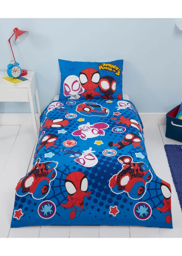 Spidey and His Amazing Friends Blue Bed Set