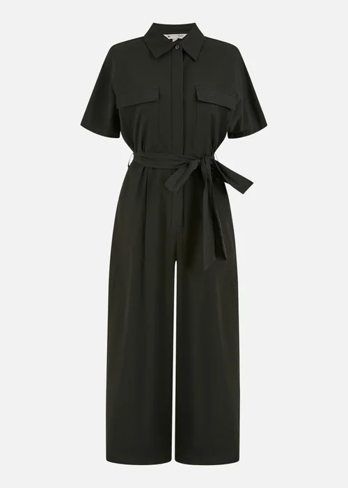 Yumi Black Utility Relaxed Fit Jumpsuit - 8 Image 3