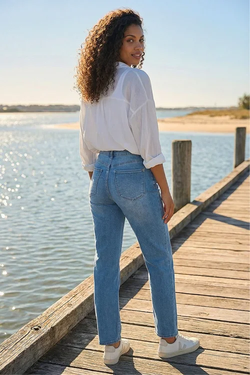 Roman Denim Petite Stretch Straight Leg Jeans - 16 Image 3