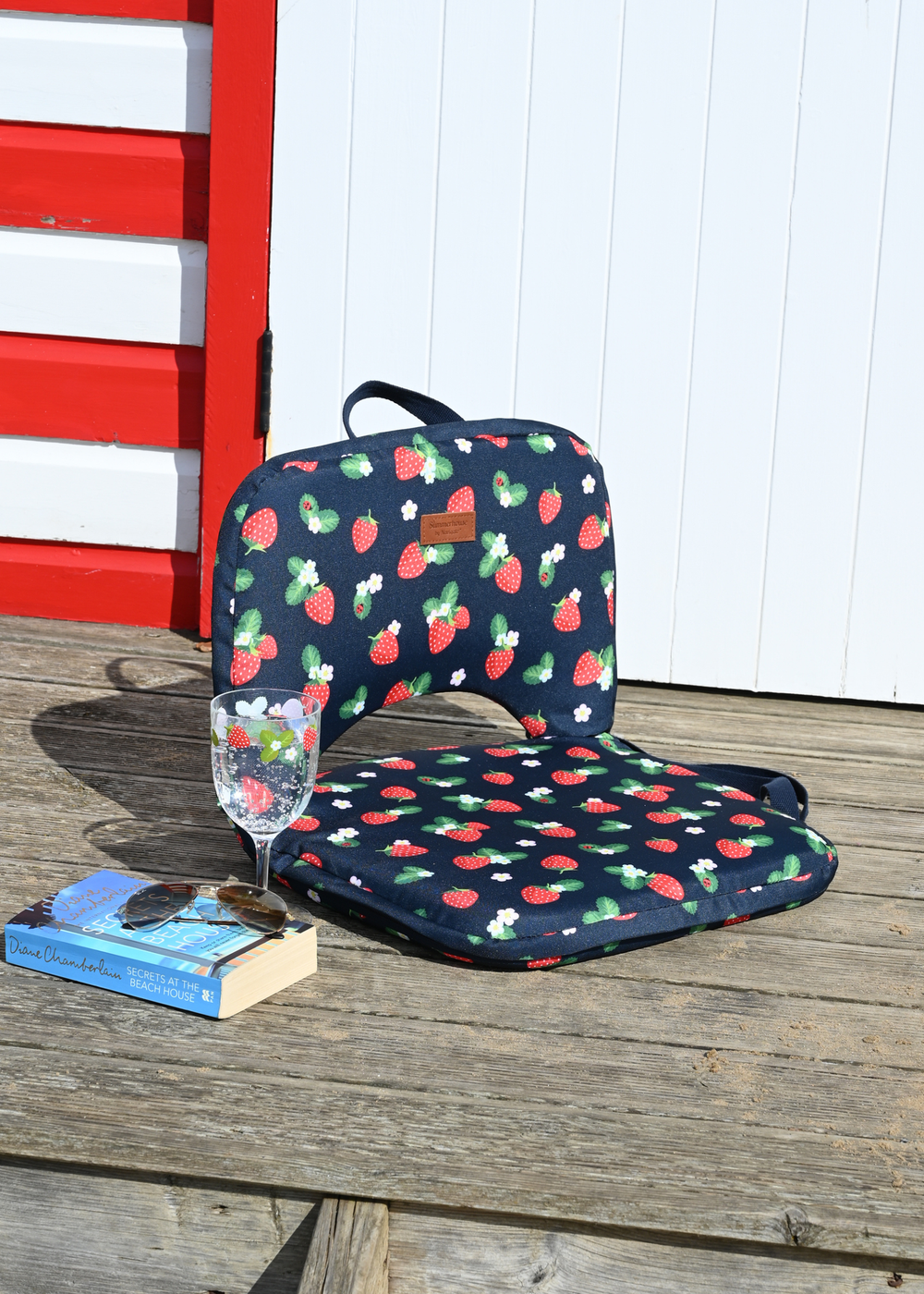 Summerhouse by Navigate Strawberries & Cream Adjustable Chair - One Size Image 1