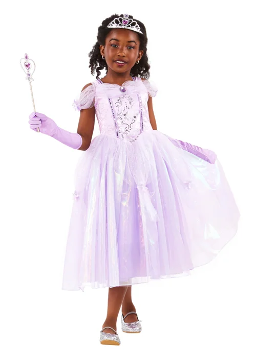 Rubies MultiColour Purple Princess (3-8 Years) - 5-6 Yrs Image 4
