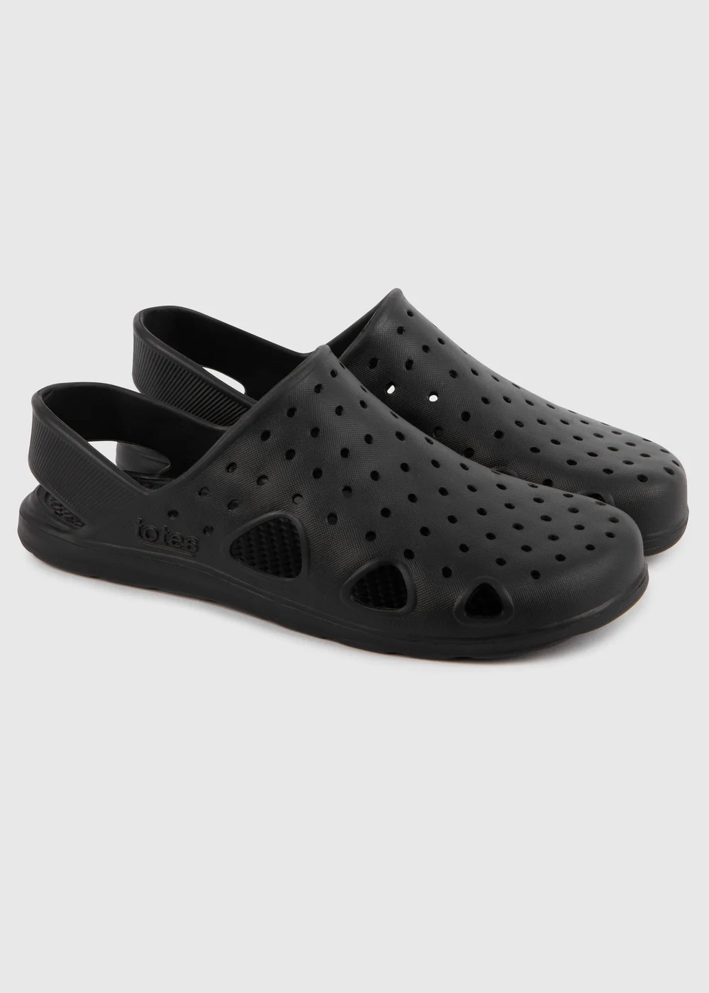 Totes Isotoner Black Clog - 7 Image 1