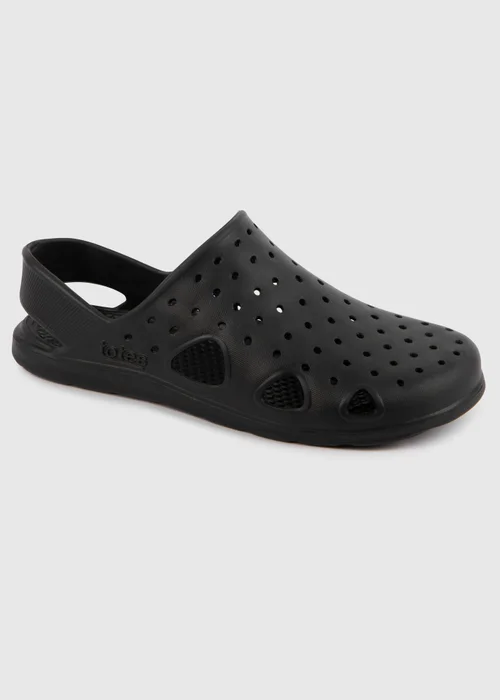 Totes Isotoner Black Clog - 7 Image 2