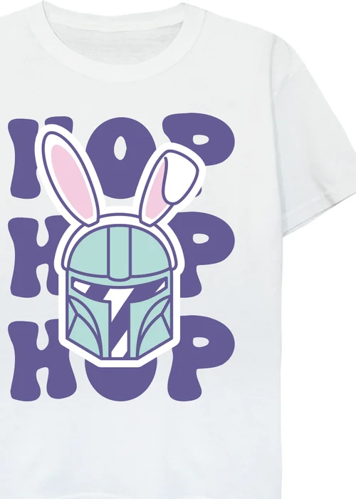 Star Wars Hop Bunny Girls White Graphic T-Shirt (3-13 Years) - 3-4 Yrs Image 2