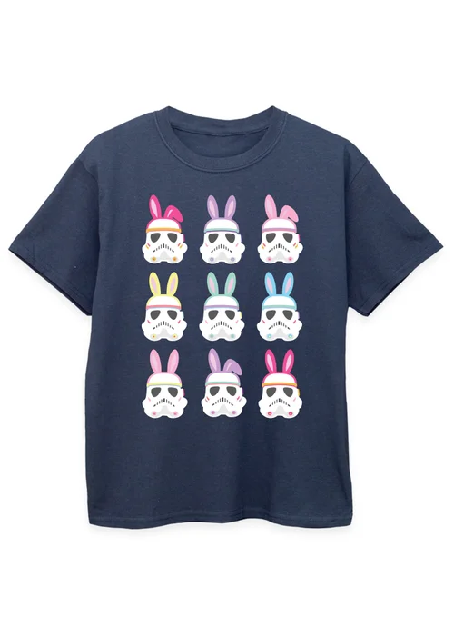Star Wars Stormtrooper Bunnies Kids Navy Graphic T-Shirt (3-13 Years) - 3-4 Yrs Image 1