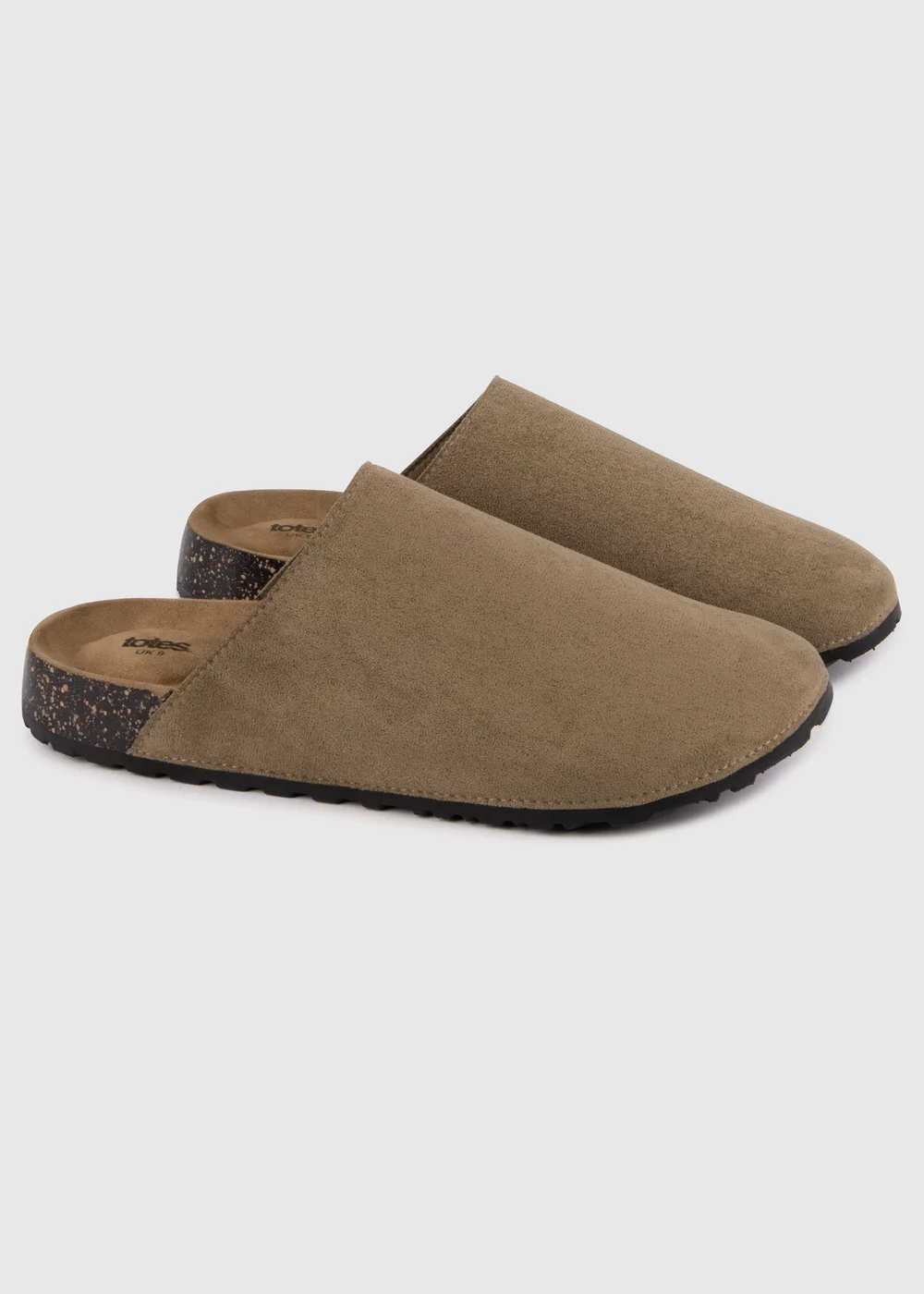 Totes Brown Microsuede Clog - 9 Image 1