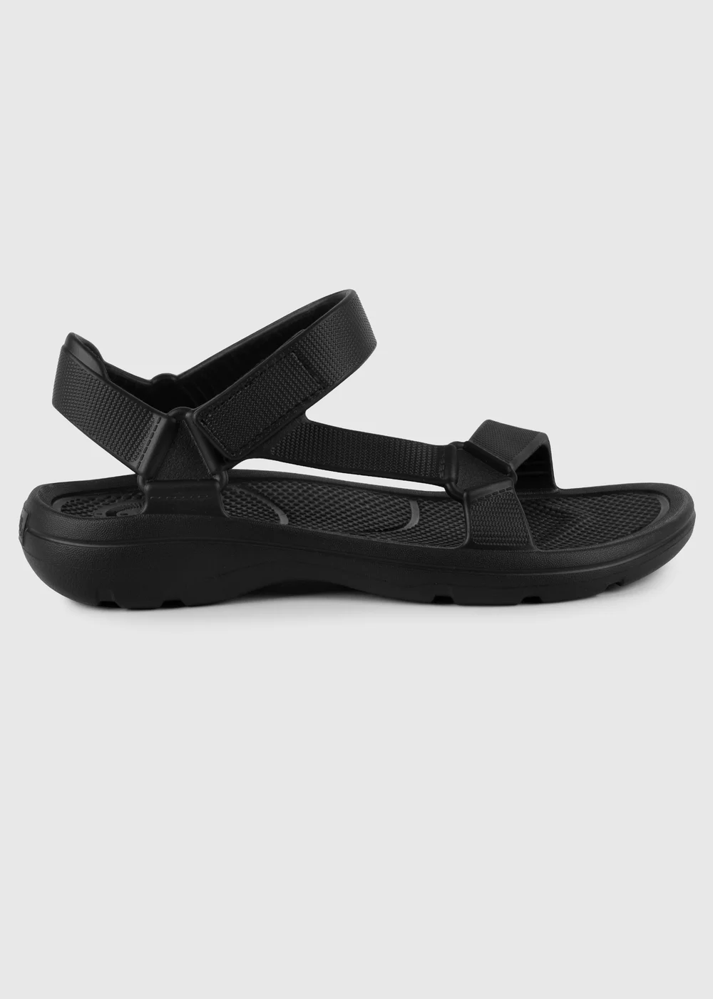 Totes Isotoner Black Velcro Sport Sandal - 10 Image 3