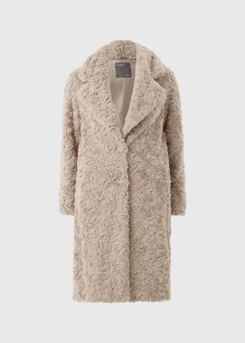Stone Faux Fur Coat - 8 Image 2