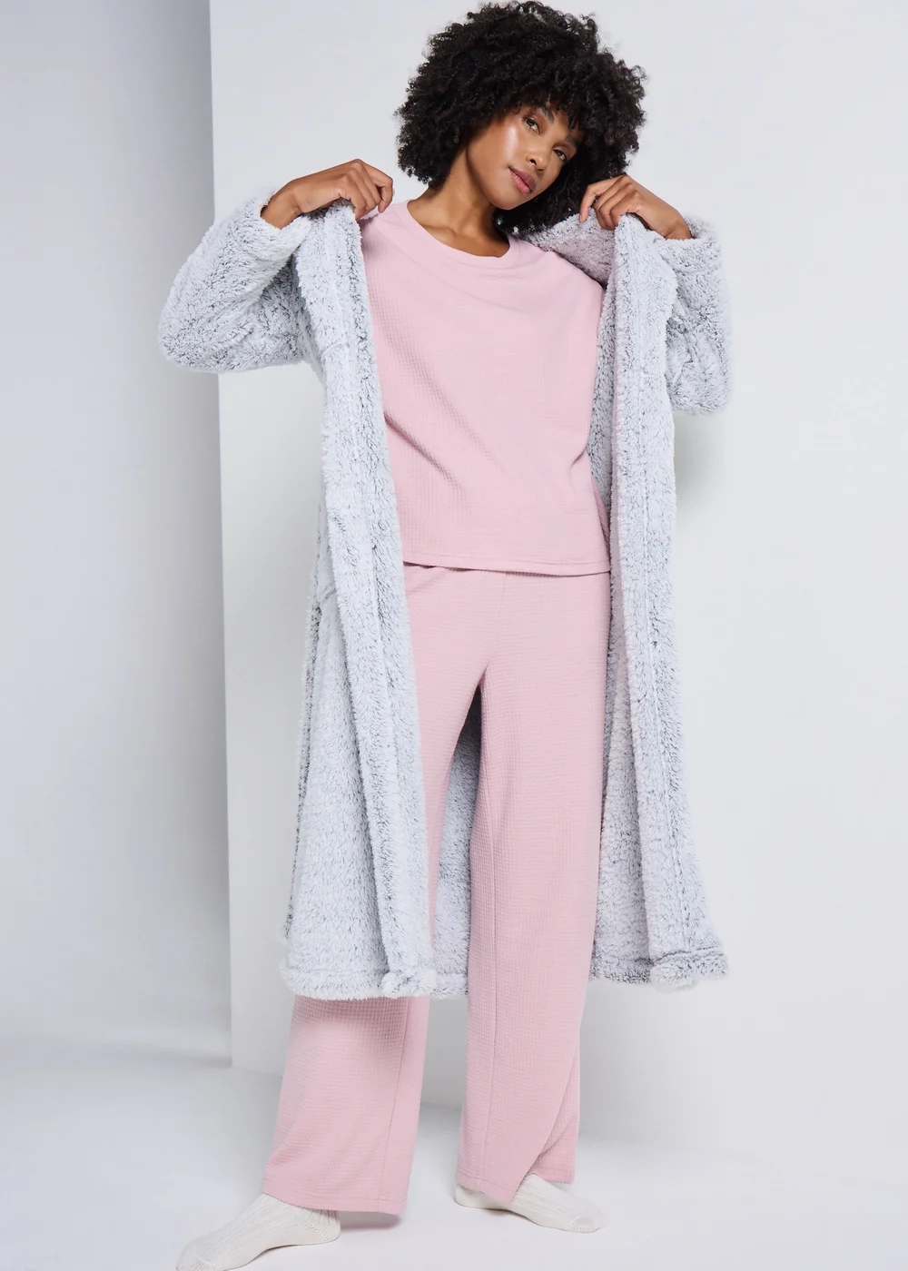 Grey Hollie Dressing Gown - Extra small Grey Hollie Dressing Gown - Extra small