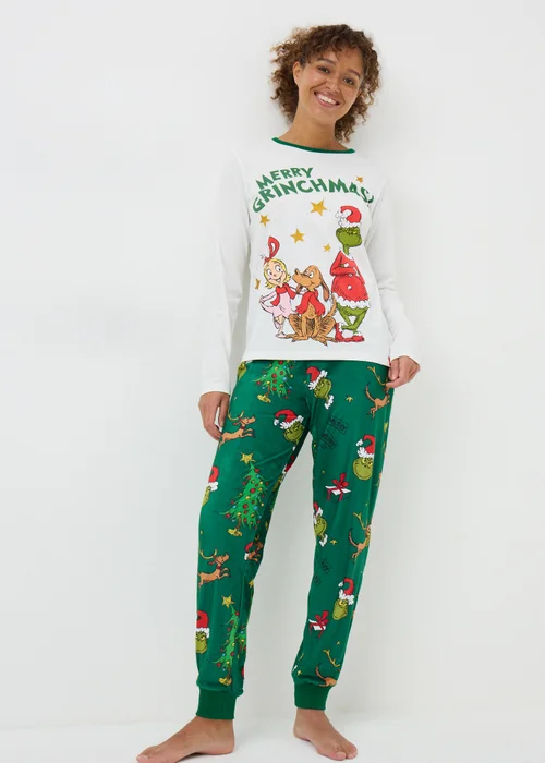 Green Grinch Family Pyjama Set - Extra small Image 1