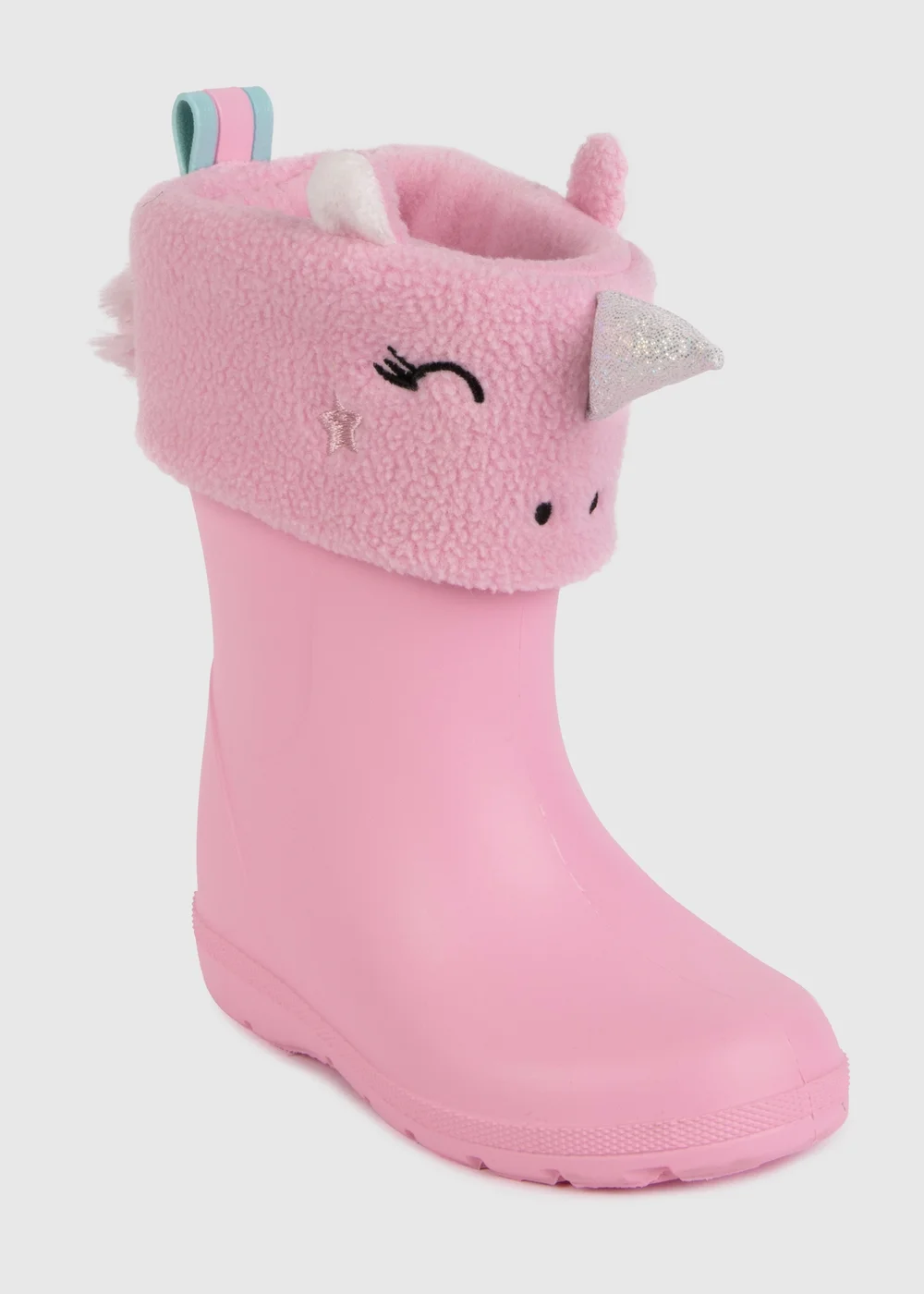 Totes Cirrus Pink Childrens Novelty Welly Liner - 7-8 Image 3