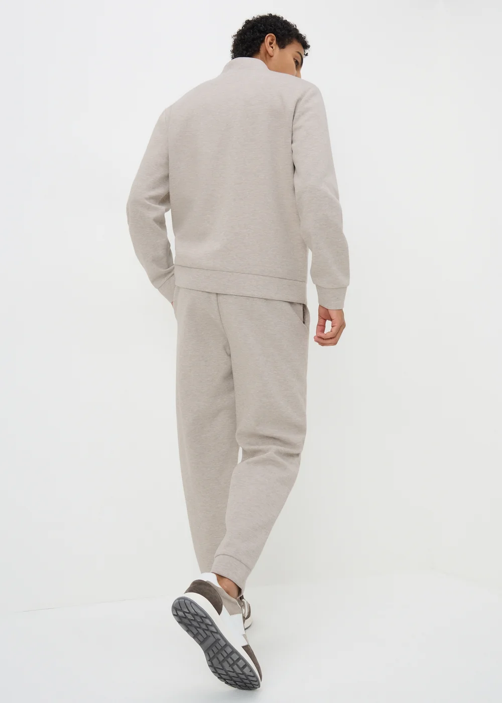 Beige Smart Joggers - M Image 3