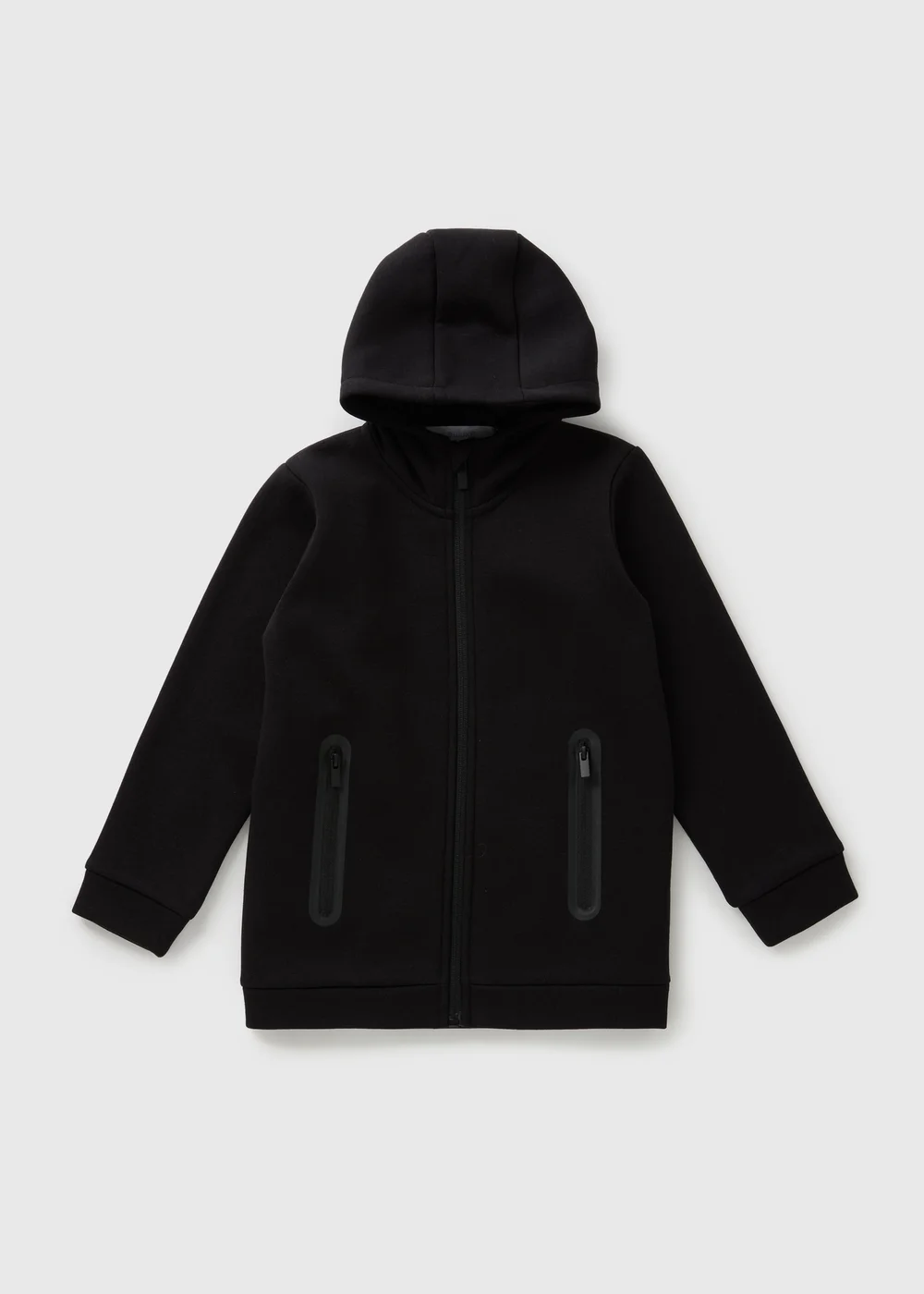Souluxe Boys Black Sports Zip Up Co Ord Jacket (7-15yrs) - 8 Yrs Image 1