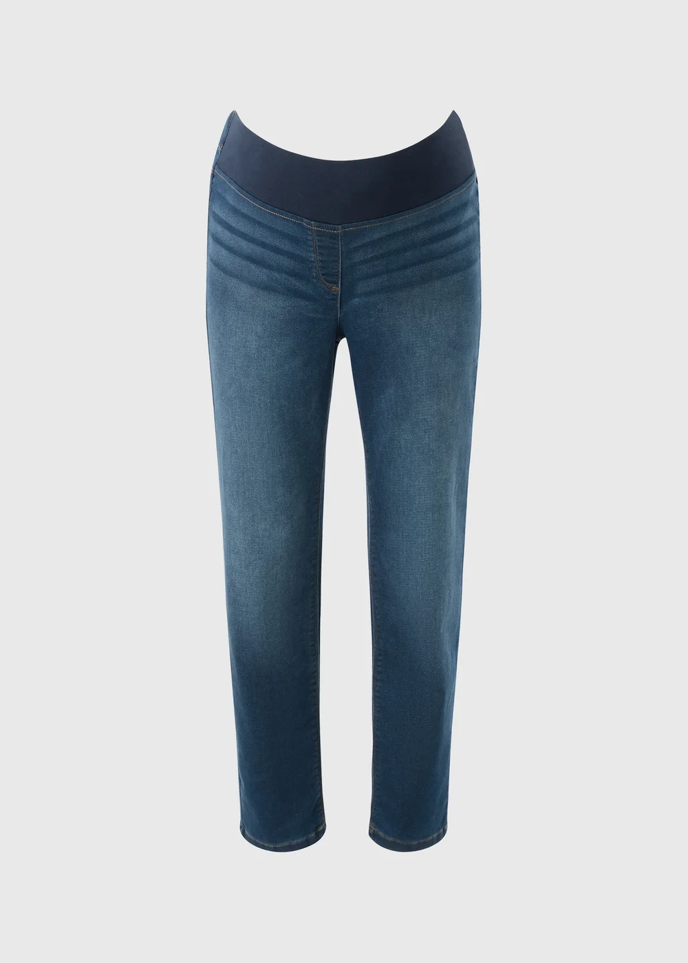 Darkwash Under The Bump Slim Fit Jeans - 8 Image 1