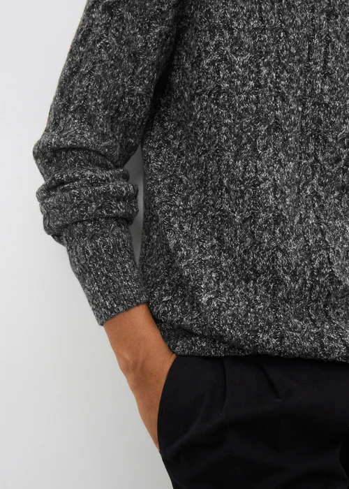 Black Mono Cable Jumper - M Image 2