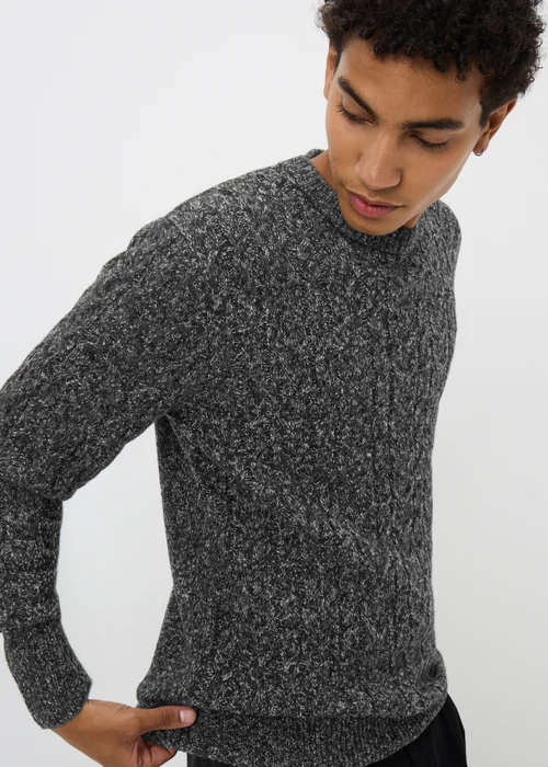Black Mono Cable Jumper - M Image 1