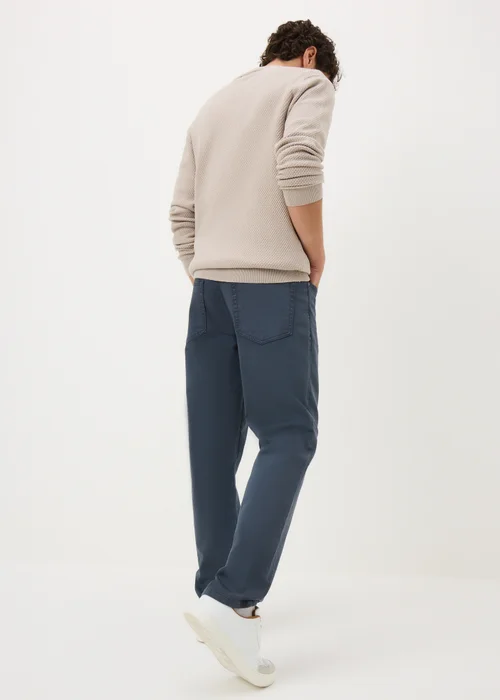 Blue 5 Pocket Slim Fit Trousers - 32 L Image 2