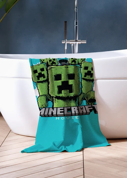 Minecraft Movie Beach Pool Towel - One Size Image 1
