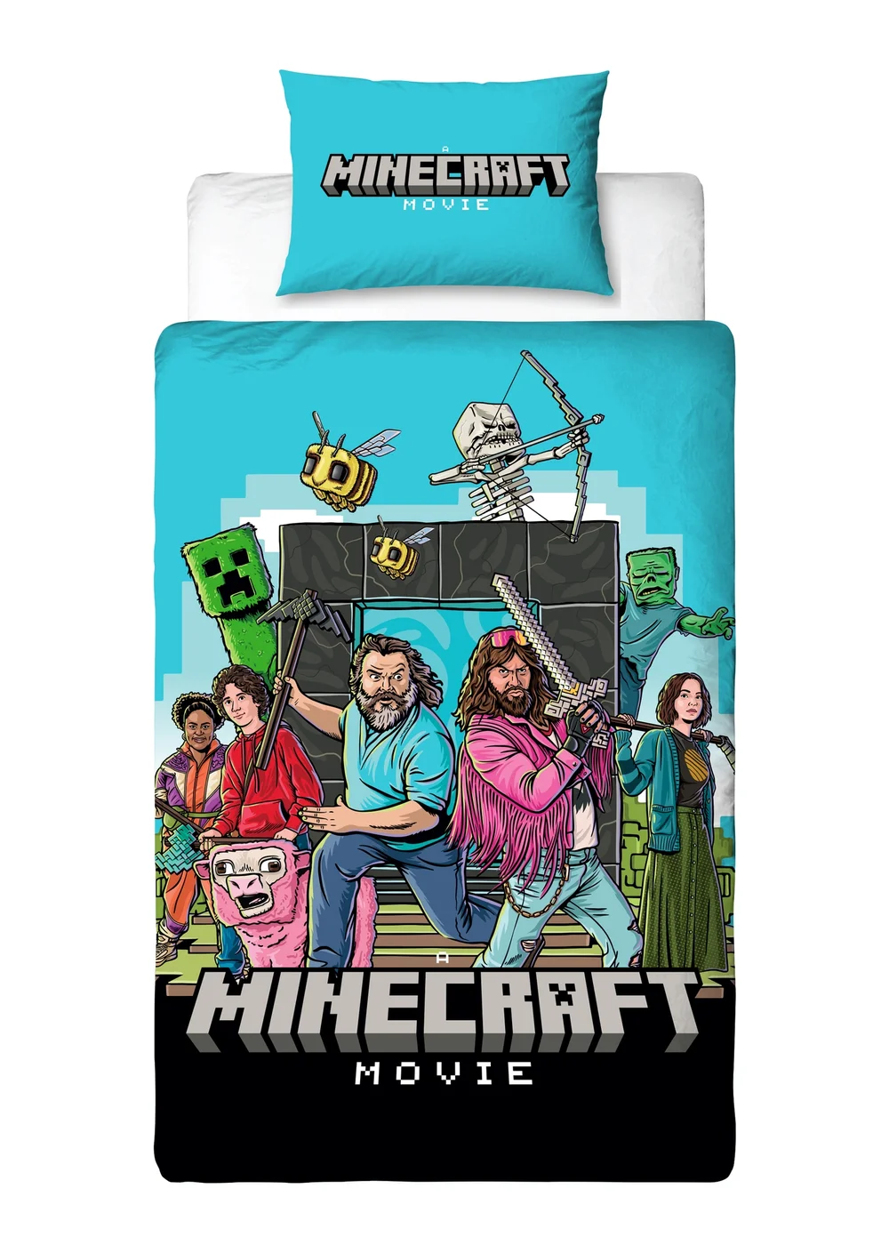 Minecraft Movie Duvet Cover Set - Single Image 3