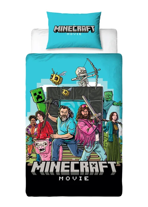 Minecraft Movie Duvet Cover Set - Single Image 3